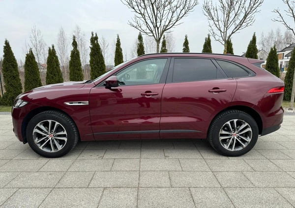 Jaguar F-Pace cena 125000 przebieg: 78600, rok produkcji 2016 z Olsztyn małe 106